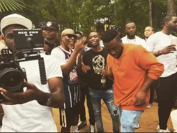 Wale, Olamide And Davido Shoot “Fine Girl” Video (Photos)